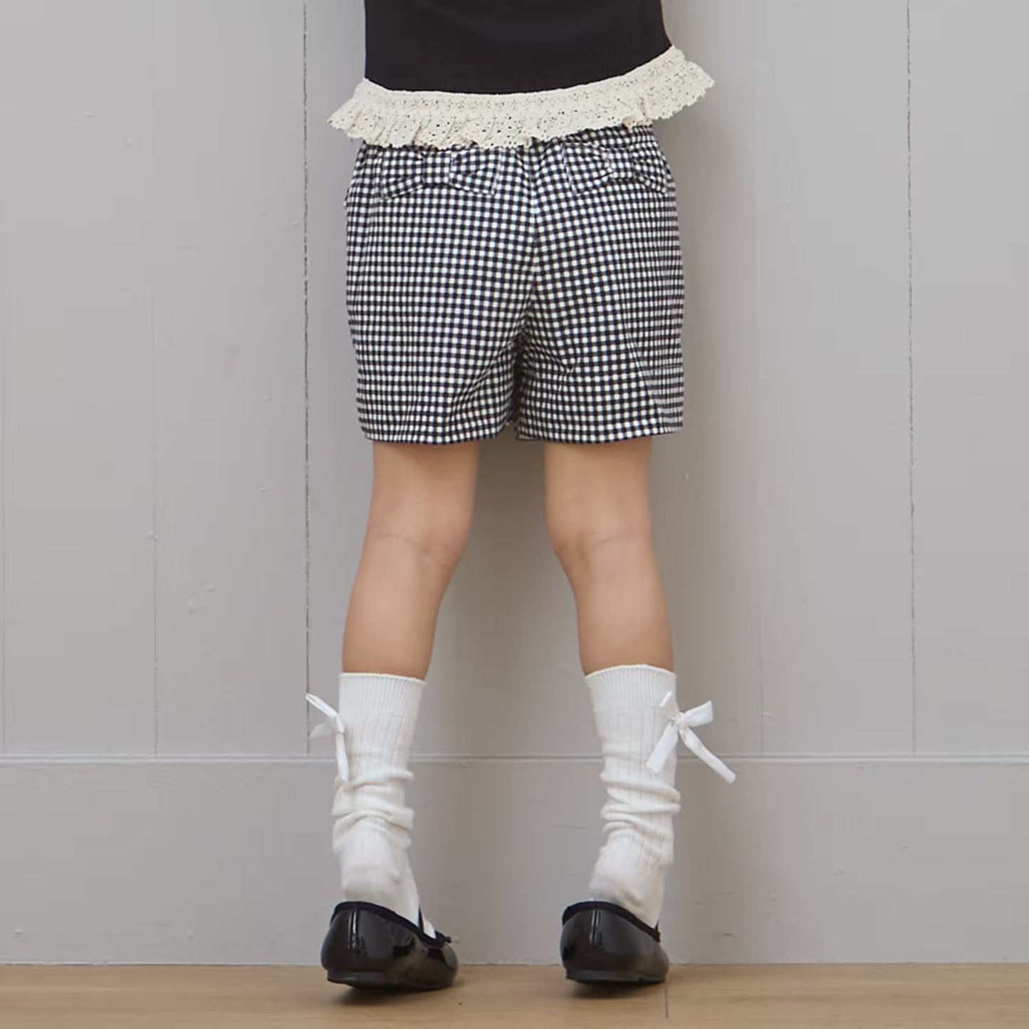 日本童裝 pe#main 背面蝴蝶結短褲 80-130cm 女童款 夏季 PANTS