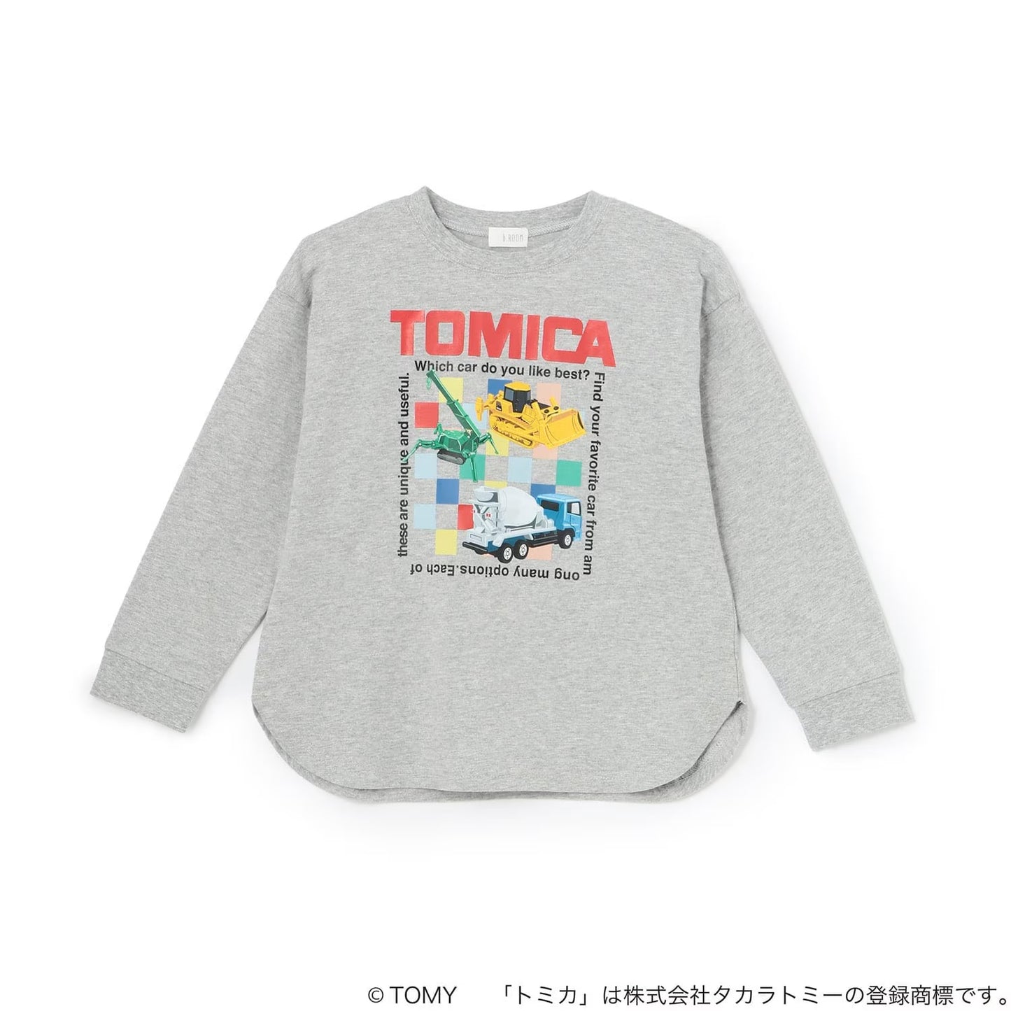 日本童裝 b・R# x Tomica 印花上衣 90-130cm 男童款 秋季 TOPS