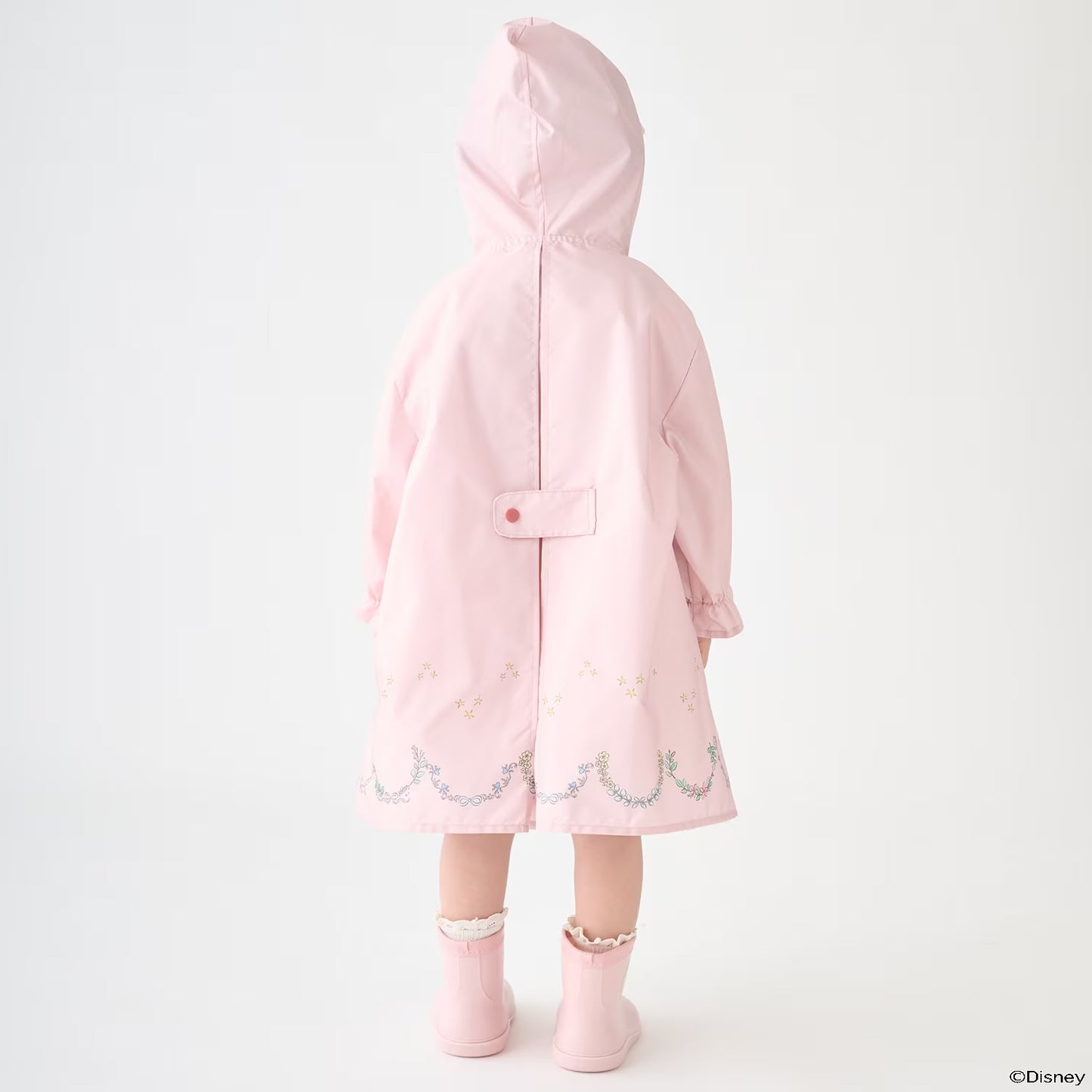 日本直送 pe#main x【Disney】雨衣連收納袋 80-130cm 下雨天系列