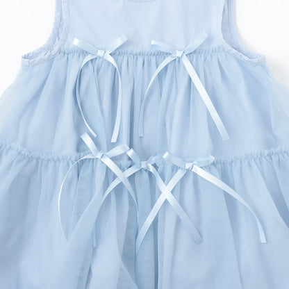 日本童裝 Ly# mine 蓬鬆薄紗多層連身裙 100-150cm 女童款 冬季 DRESSES