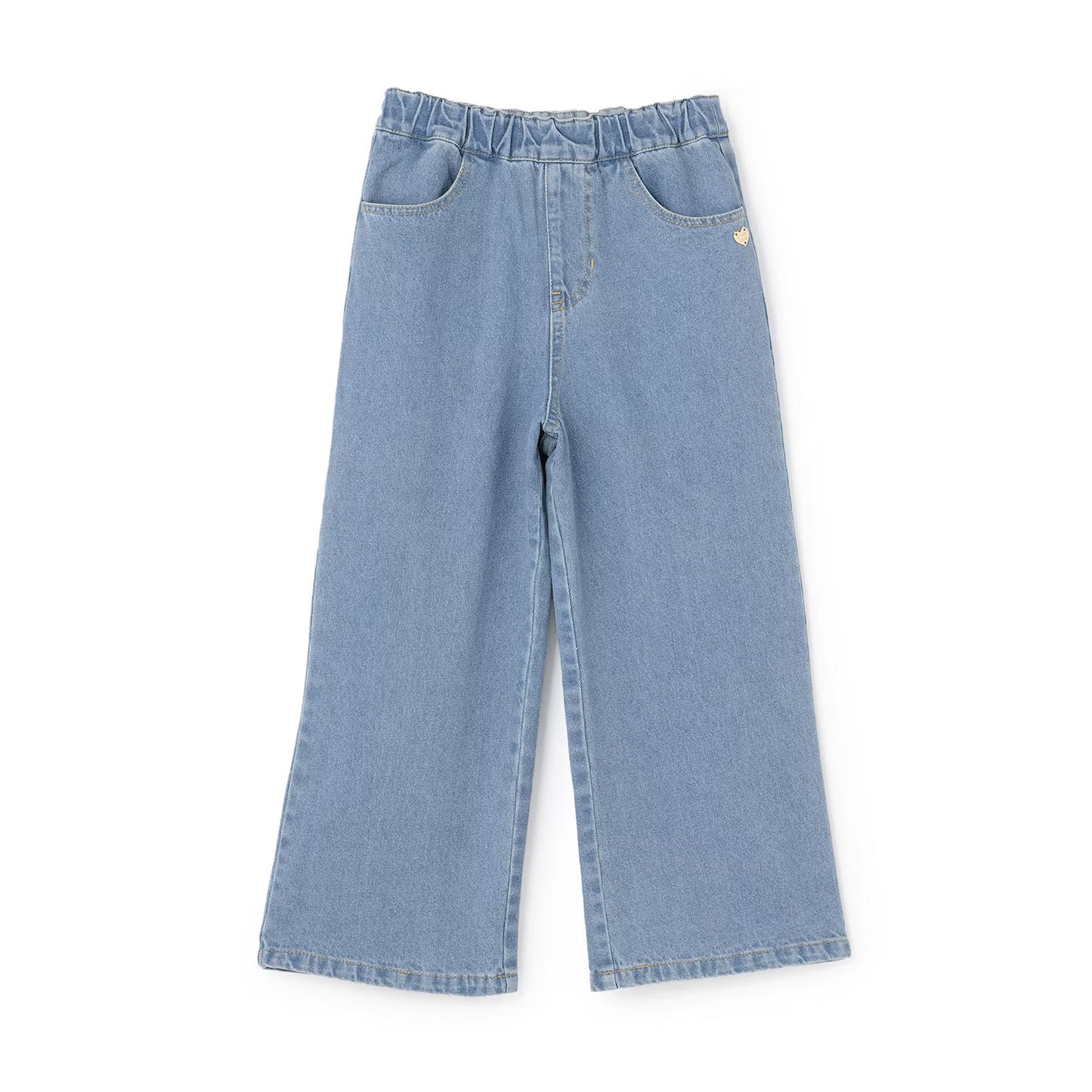 日本童裝 Ly# mine 後繫帶蝴蝶結牛仔褲 100-140cm 女童款 秋季 PANTS