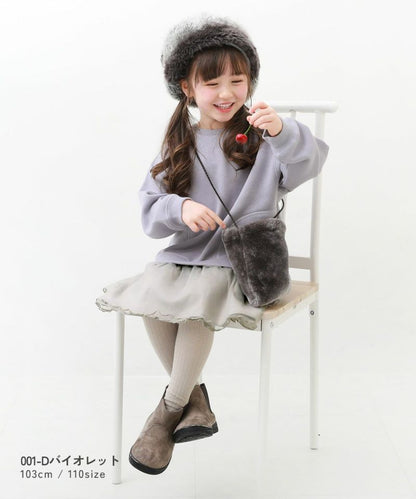 日本童裝 dev!rock 薄紗拼接衛衣連身裙 80-140cm 女童款 冬季 DRESSES