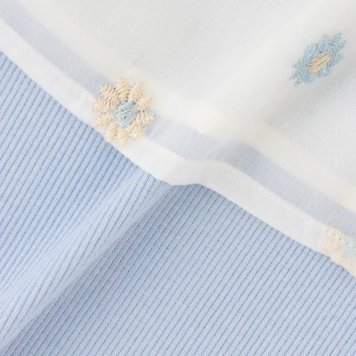 日本童裝 pe#main 刺繡花吊帶及上衣套裝 80-130cm 女童款 夏季 TOPS