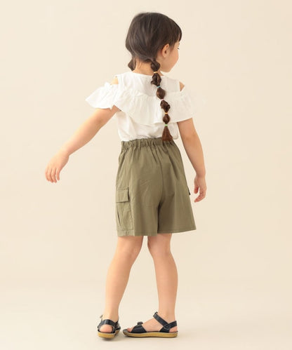 日本童裝 BE#AMS mini 工裝裙褲 90-140cm 女童款 夏季 PANTS