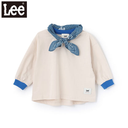 日本童裝 pe#main x【Lee】圍巾連長袖上衣 80-130cm 男童款/女童款 夏季 TOPS
