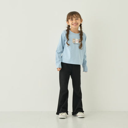 Japanese children's clothing Ly# mine tank top and shorts set 100-150cm girls summer TOPS PANTS 