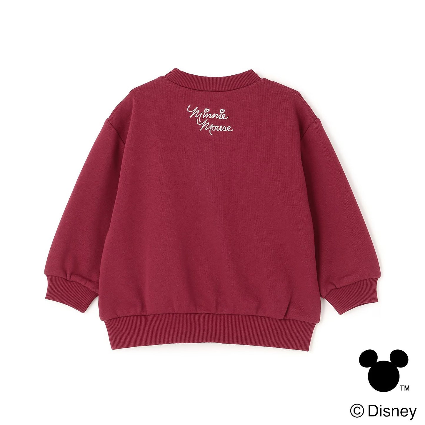 日本童裝 pe#main x Disney 毛毛圖案衛衣 80-130cm 男童款/女童款 冬季 TOPS 聖誕紅/新年紅