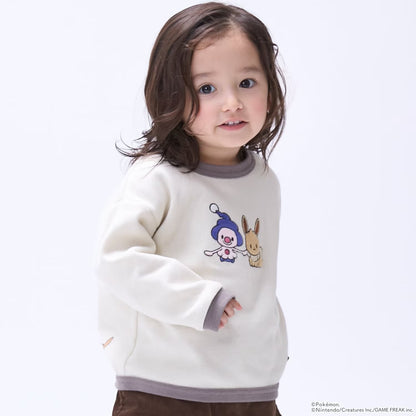 日本童裝 pe#main x【monpoke】貼花長袖上衣 80-120cm 男童款/女童款 秋季 TOPS