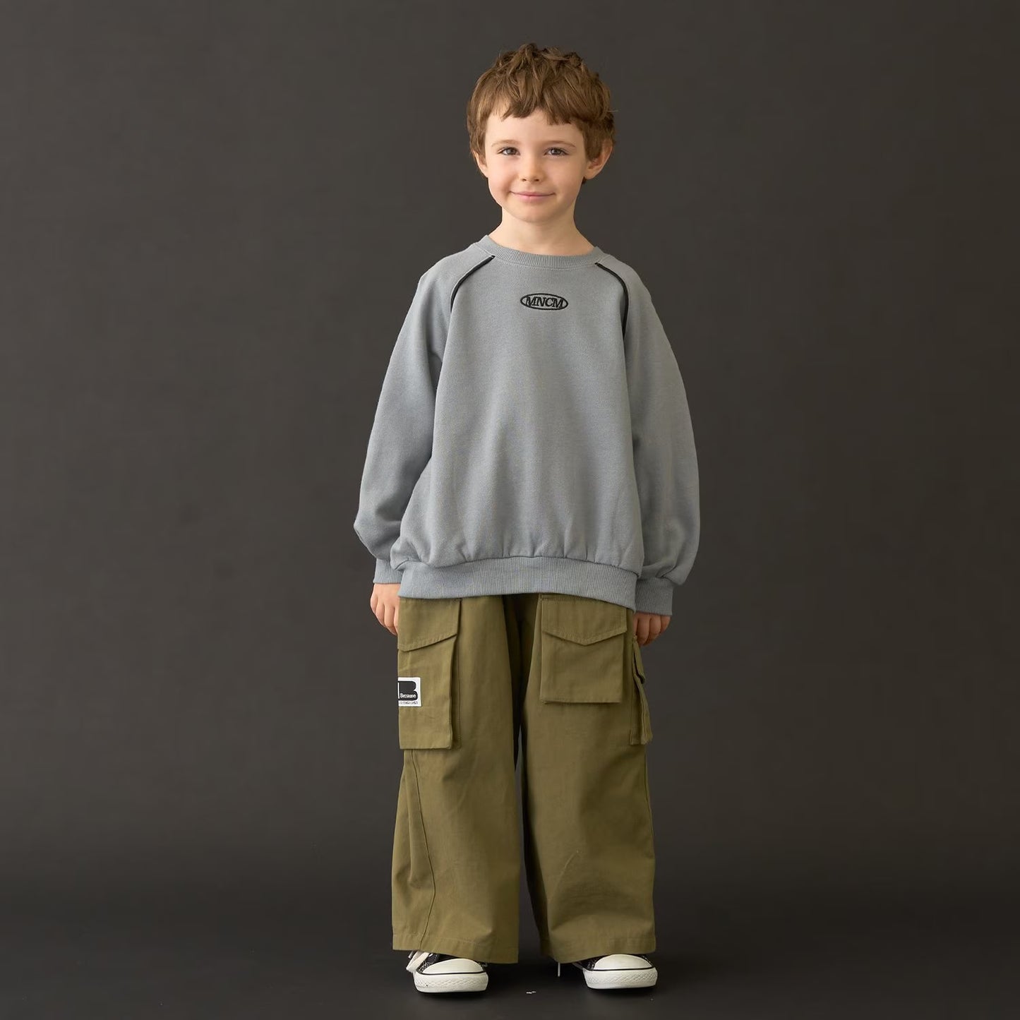 日本童裝 b・R# 抓毛數字印花衛衣 110-150cm 男童款 冬季 TOPS