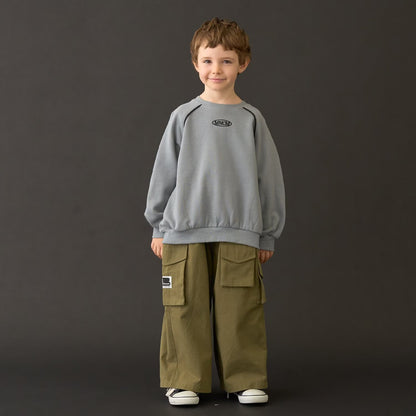 日本童裝 b・R# 抓毛數字印花衛衣 110-150cm 男童款 冬季 TOPS