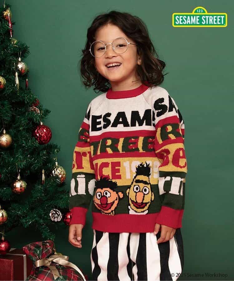 日本童裝 BREEZE x Sesame Street 冷衫 80-140cm 男童款/女童款 冬季 TOPS