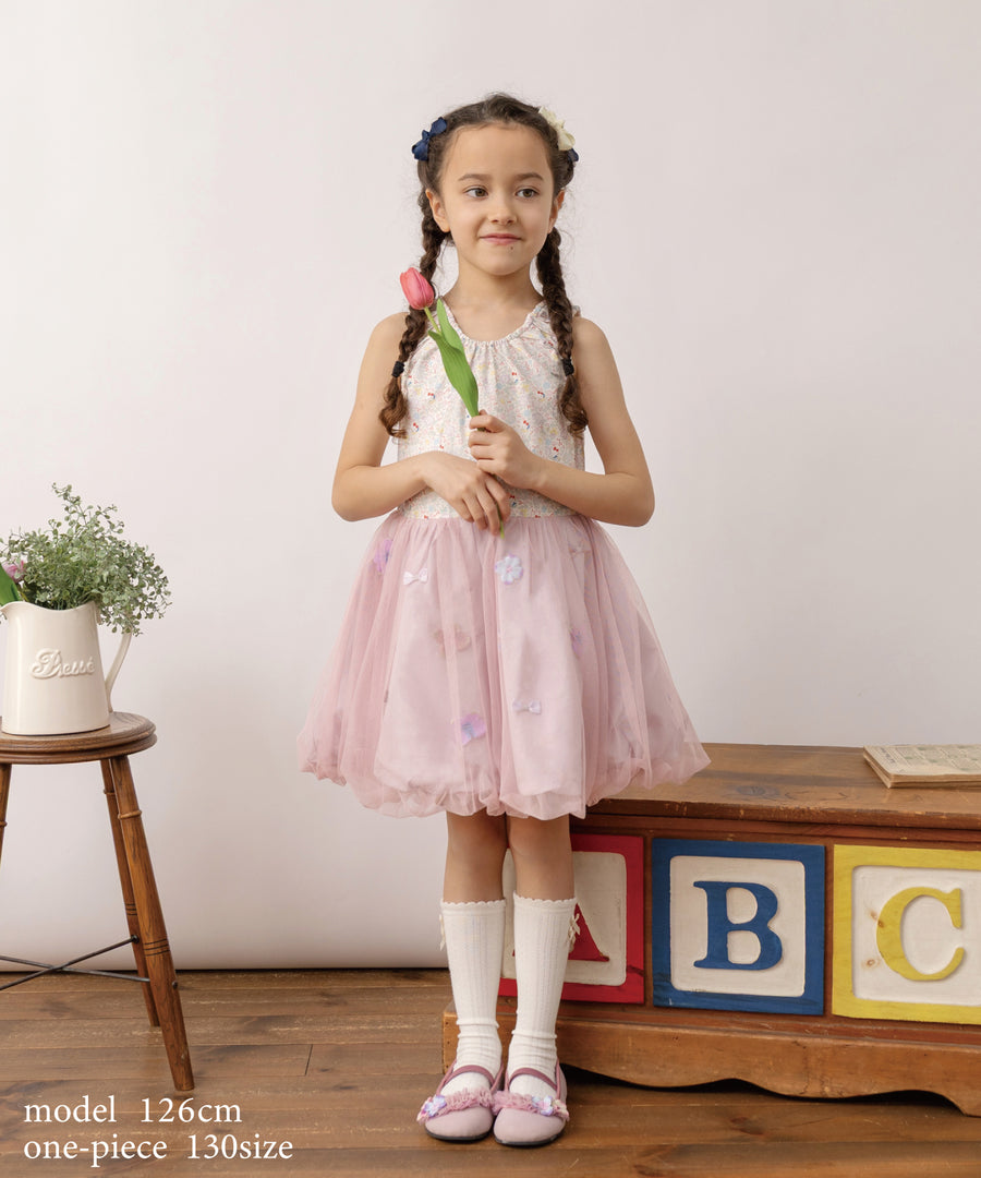 日本童裝 panpantutu x Sanrio Hello Kitty 泡泡背心連身裙 80-150cm 女童款 夏季 DRESSES