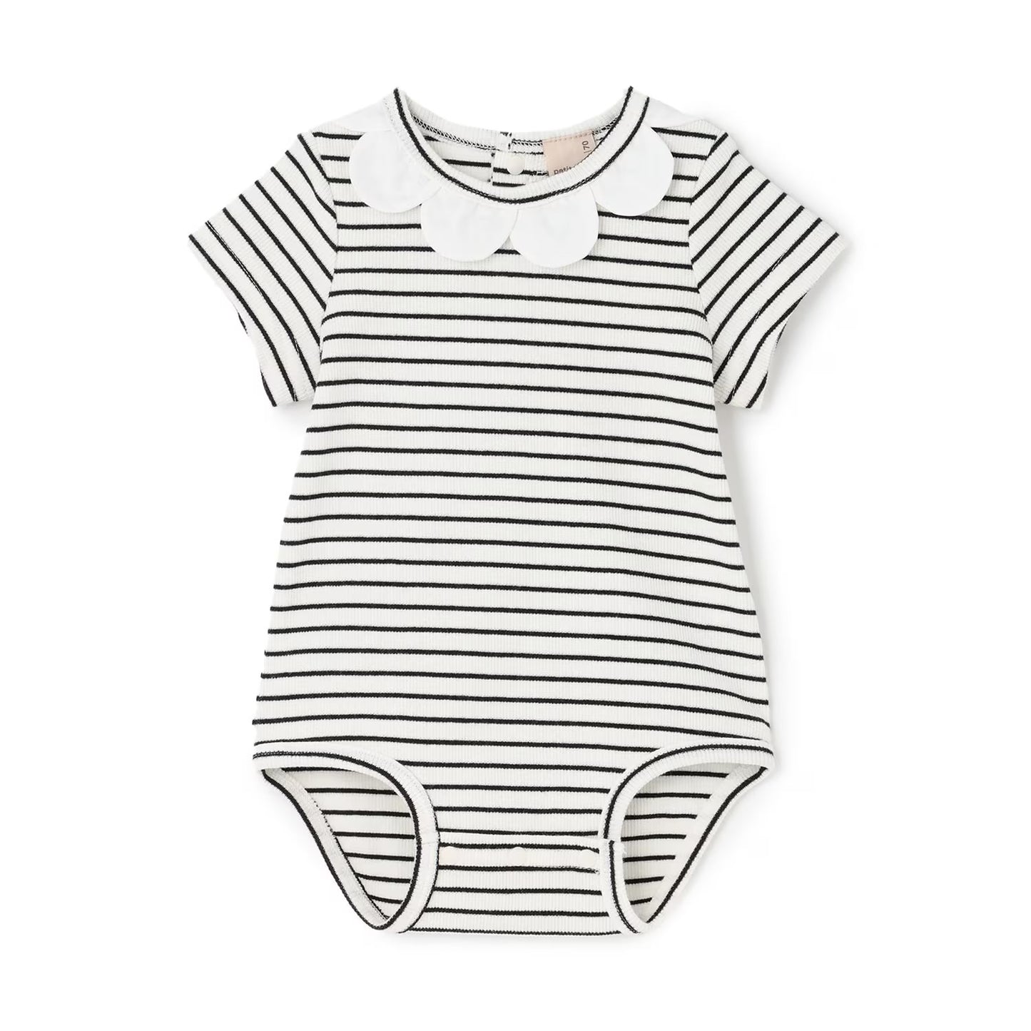 日本童裝 pe#main 碎花領連衣70-80cm 女童款 初生嬰兒 夏季 Jumpsuit