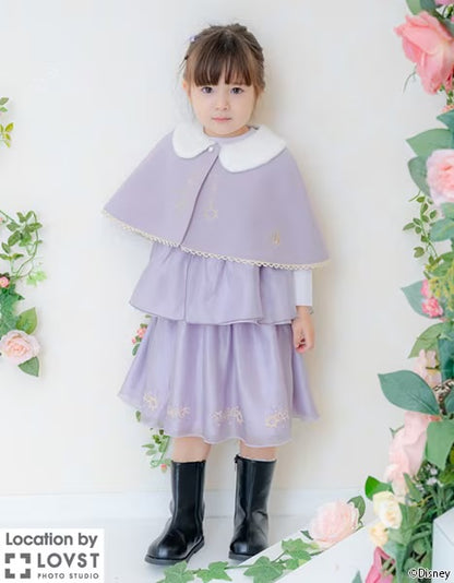 日本童裝 pe#main x Disney Princess 公主披風 80-130cm 女童款 秋季 OUTERWEAR