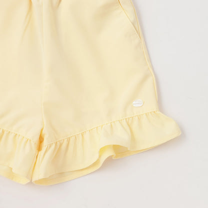 日本童裝 pe#main 水陸兩用 沙灘花邊短褲 80-130cm 女童款 PANTS 夏日玩水泳衣特輯