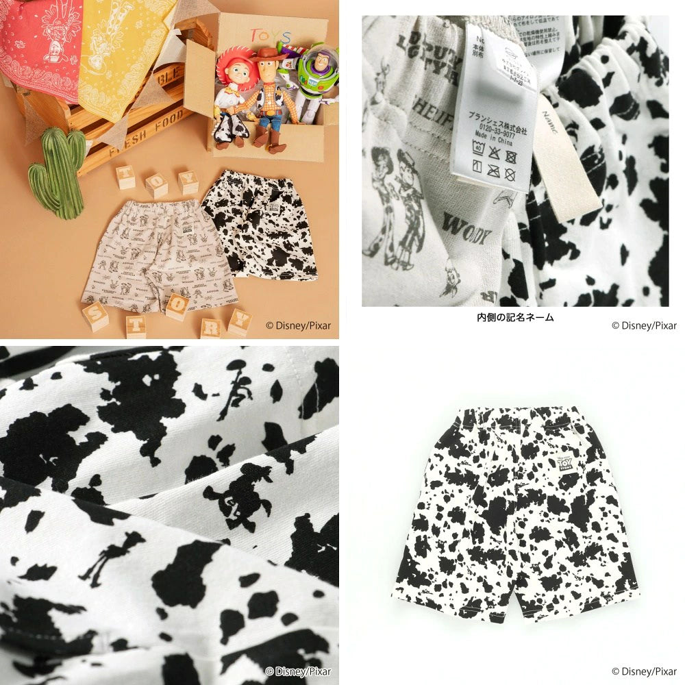 日本童裝 Branshes x Disney ToyStory 印花拼接短褲 90-140cm 男童款/女童款 夏季 PANTS