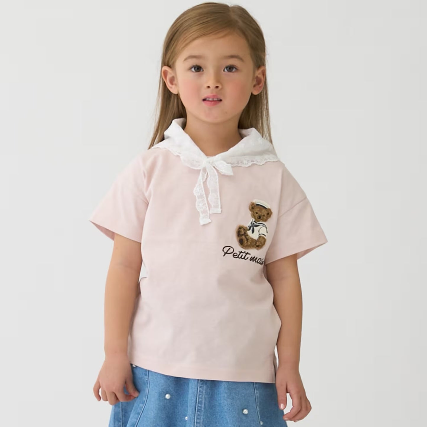 日本童裝 pe#main 熊仔刺繡上衣 80-130cm 男童款/女童款 夏季 TOPS