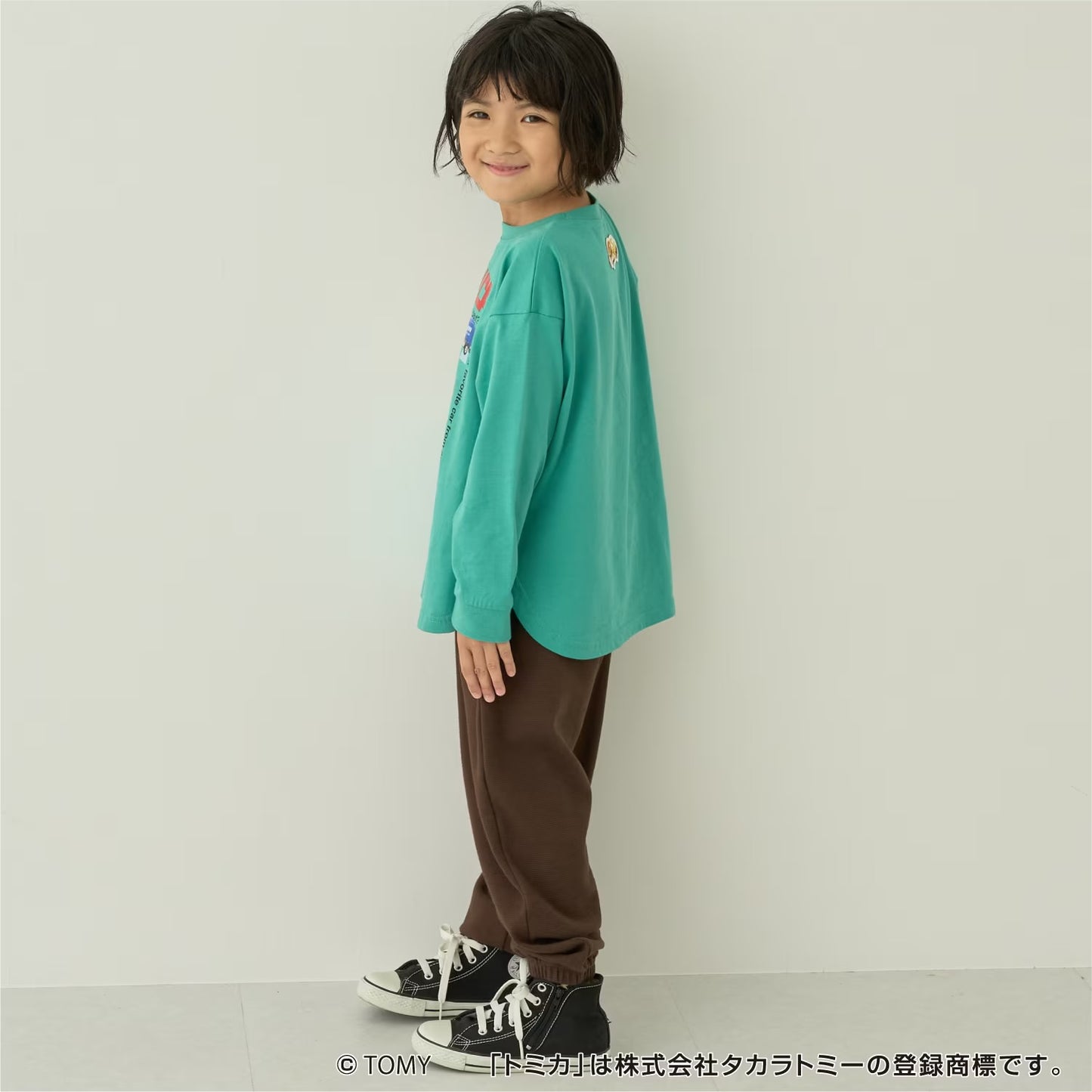 日本童裝 b・R# x Tomica 印花上衣 90-130cm 男童款 秋季 TOPS