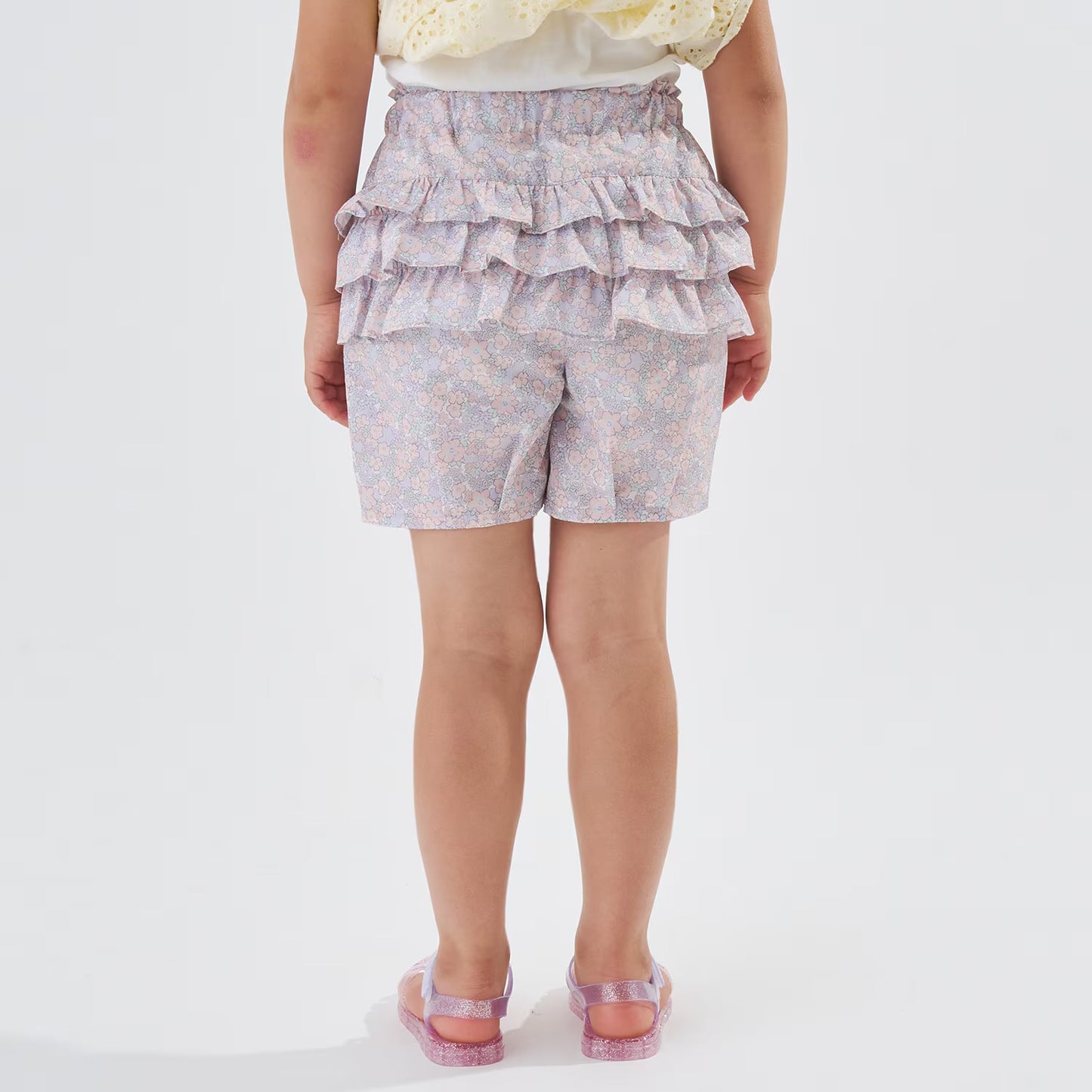 Japanese children's clothing Ly# mine tank top and shorts set 100-150cm girls summer TOPS PANTS 