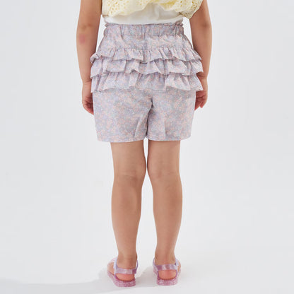 Japanese children's clothing Ly# mine tank top and shorts set 100-150cm girls summer TOPS PANTS 