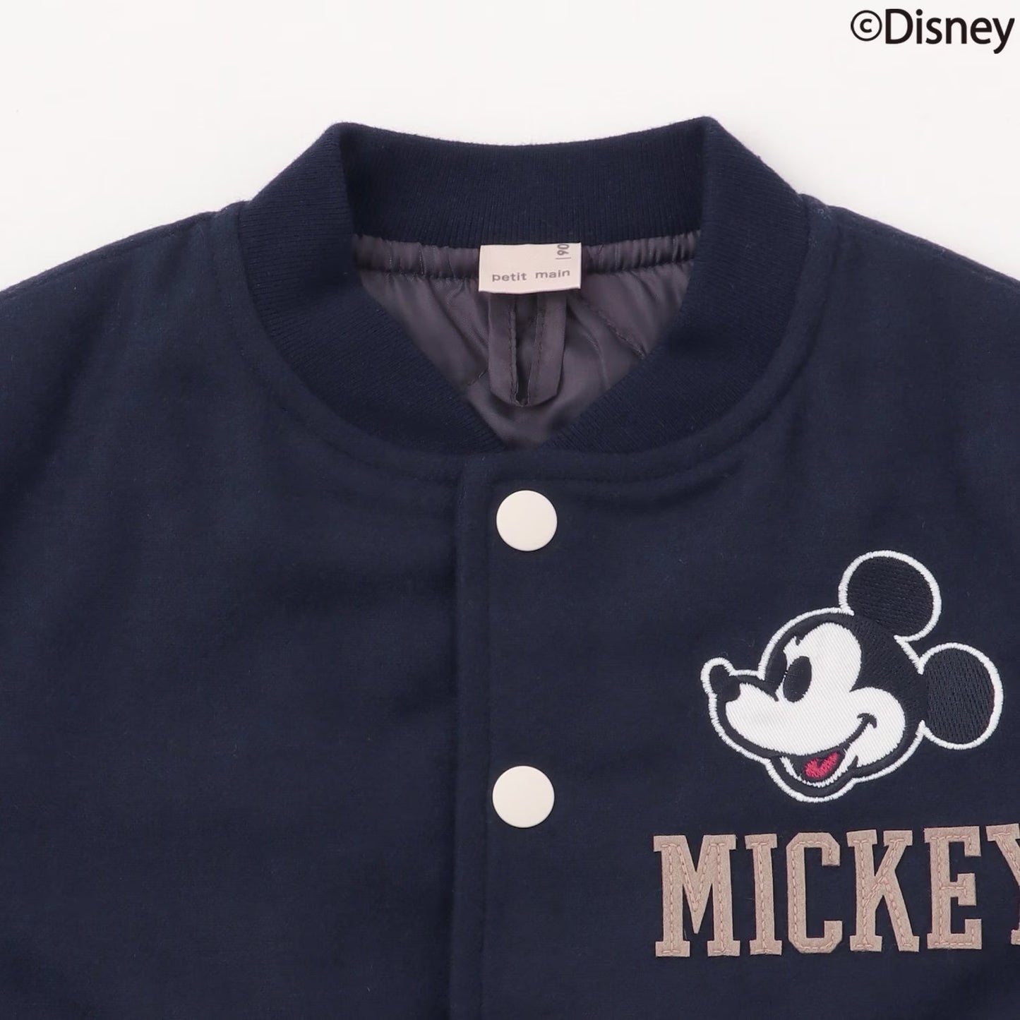 日本童裝 pe#main x Disney 棒球夾棉外套 80-130cm 男童款 秋季 (適合初秋、香港平均溫度）OUTERWEAR 