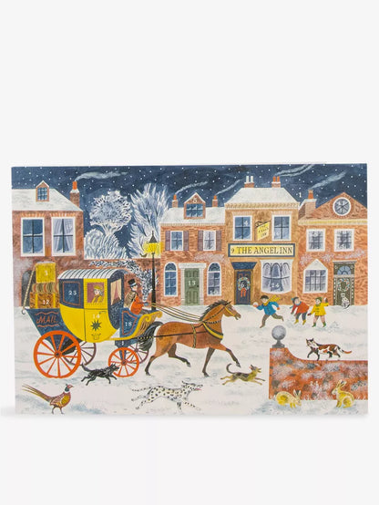 日英美直送 由英國知名插畫家Emily Sutton設計的插畫倒數日曆 Angel Inn Mini A5 Advent Calendar 聖誕倒數日曆 大人款 聖誕快樂特輯 不參與$900免運 滿$900可加$25免運到順豐站/智能櫃 Christmas Advent Calendars 2026