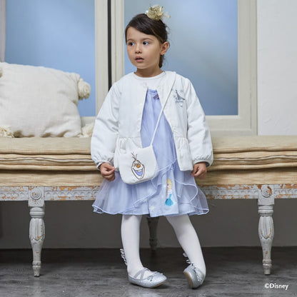 日本童裝 pe#main x Disney Frozen 三件套裝 90-130cm 女童款 冬季 DRESSES OUTERWEAR