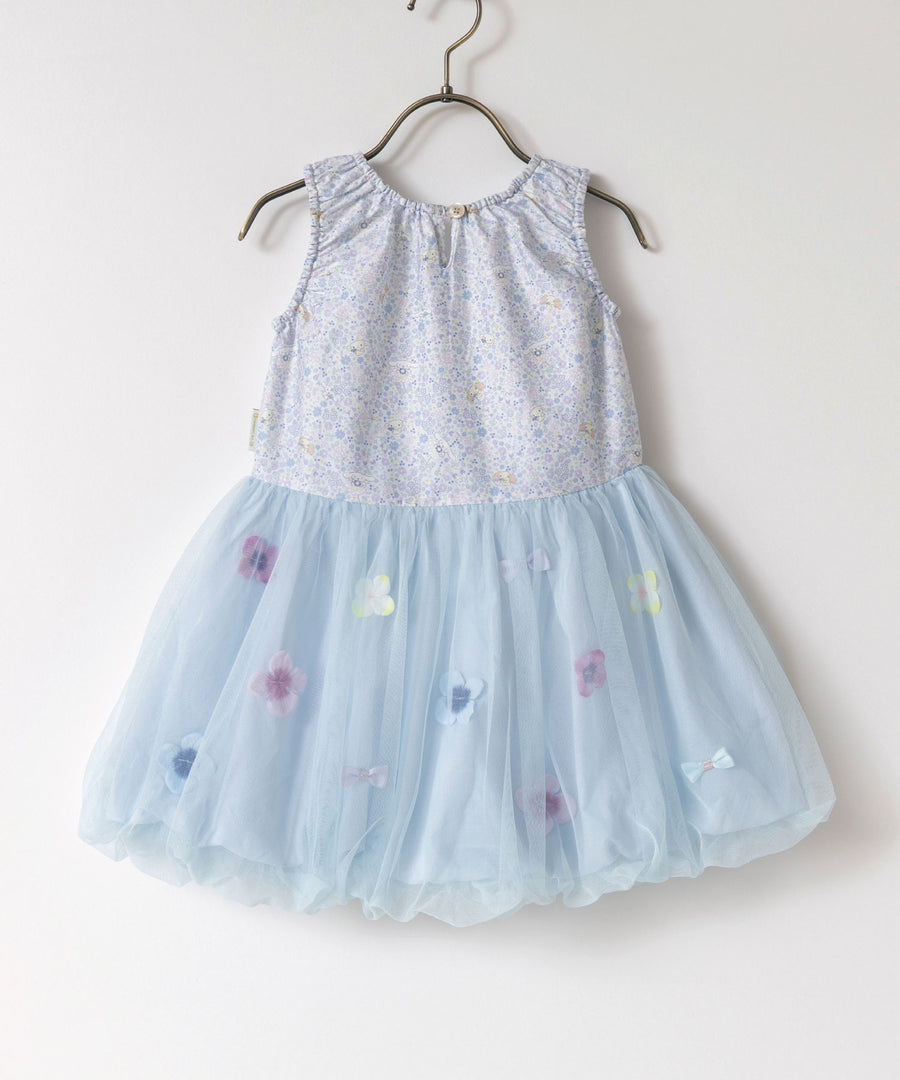 日本童裝 panpantutu x Sanrio Cinnamoroll 泡泡背心連身裙 80-150cm 女童款 夏季 DRESSES