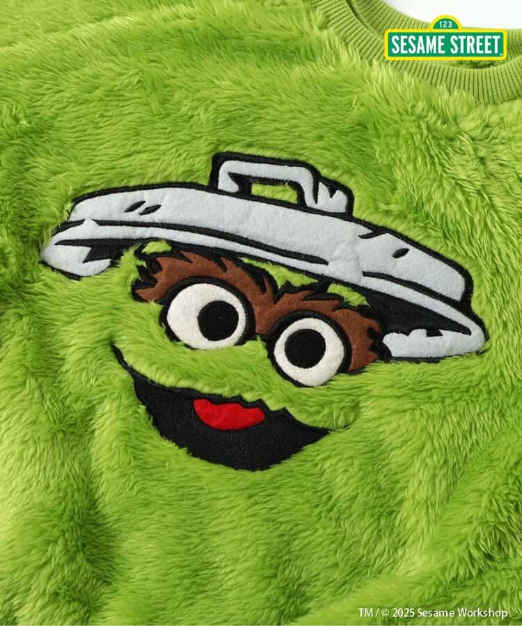 日本童裝 BREEZE x Sesame Street 毛毛上衣 80-140cm 男童款/女童款 冬季 TOPS