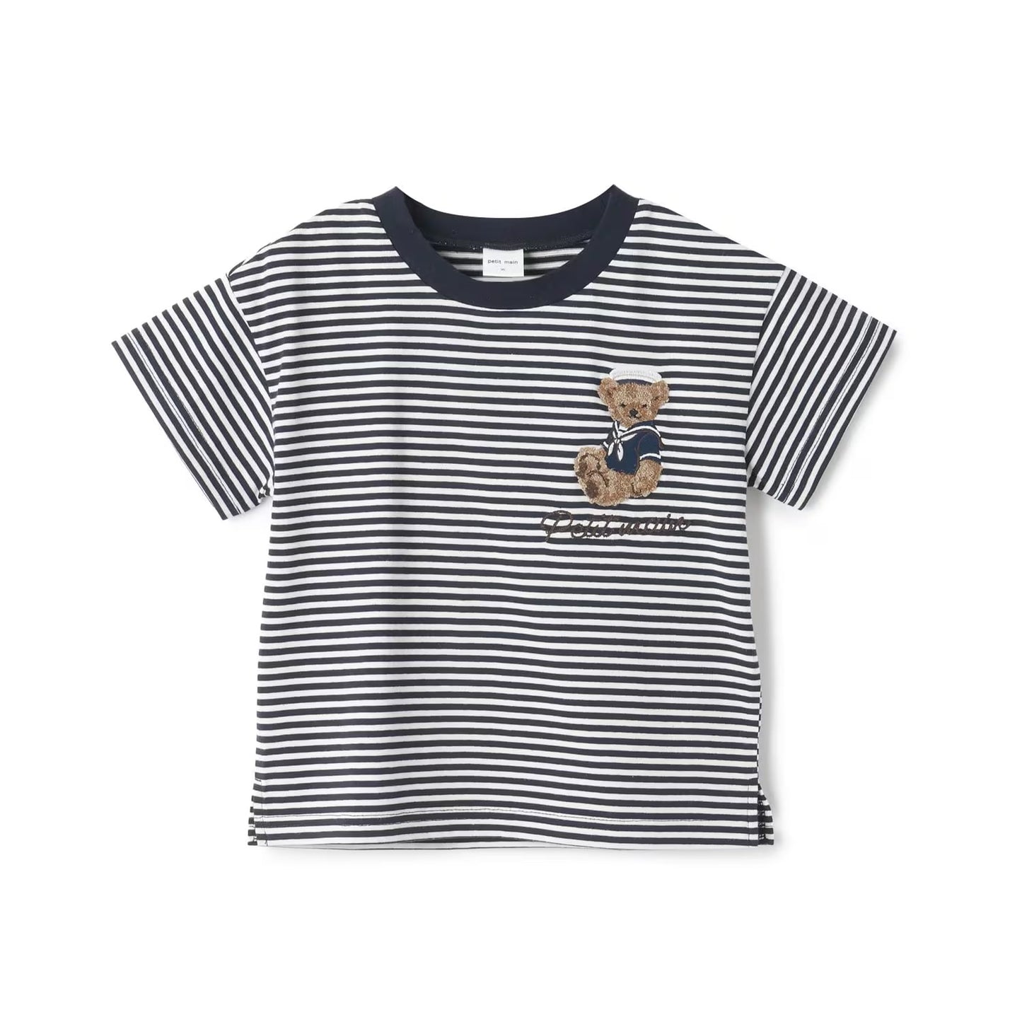 日本童裝 pe#main 熊仔刺繡上衣 80-130cm 男童款/女童款 夏季 TOPS