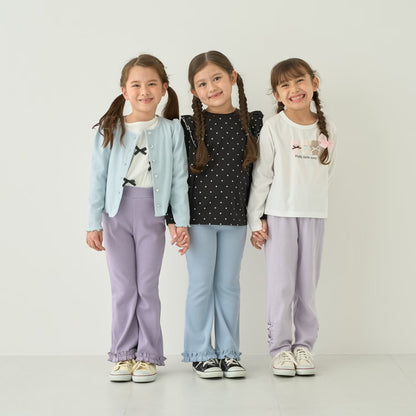 Japanese children's clothing Ly# mine tank top and shorts set 100-150cm girls summer TOPS PANTS 