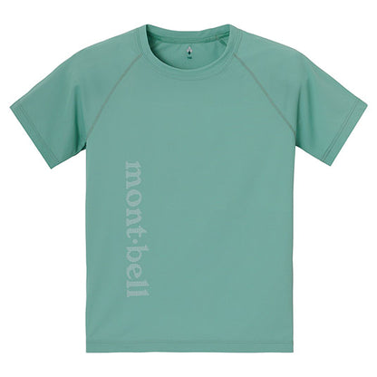 Mont-Bell UV-Proof/Ultra-Thin/Coolest/Deodorant Sports Tops (130-160cm) for Boys and Girls Summer