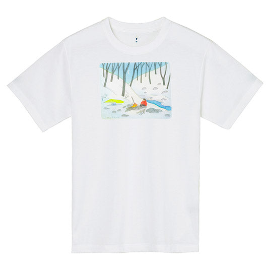 Japanese children's clothing mont-bell UV protection / water absorption and quick drying / durable / breathable / odor suppression Taisho Pond / Winter Valley / Snow Mountain Climbing / Yakushima pattern tops XS-XL adult summer TOPS 