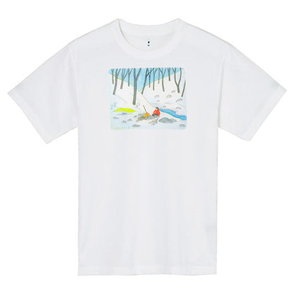 Japanese children's clothing mont-bell UV protection / water absorption and quick drying / durable / breathable / odor suppression Taisho Pond / Winter Valley / Snow Mountain Climbing / Yakushima pattern tops XS-XL adult summer TOPS 