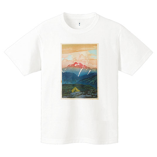 Japanese children's clothing mont-bell UV protection / water absorption and quick drying / durable / breathable / odor suppression mountain equipment / Jianshan Morning Light / Grand Canyon pattern top XS-XL adult summer TOPS 