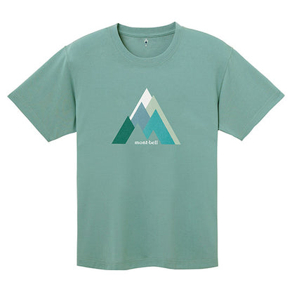 Japanese children's clothing mont-bell UV protection / quick-drying / durable / breathable / odor-suppressing mountain / mountain day trip pattern top XS-XL adult summer TOPS 