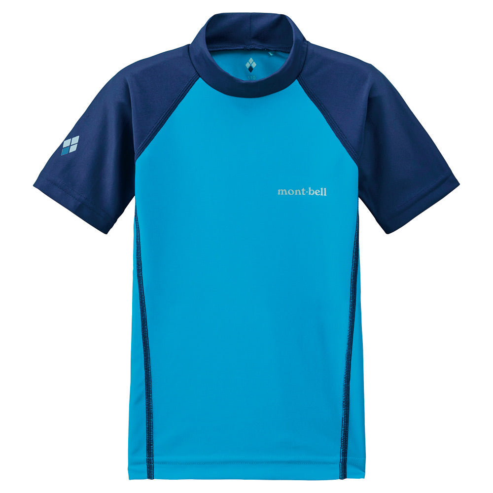 Mont-Bell UV/Waterproof Series Amphibious Short-Sleeved Tops (100-120cm) for Boys Summer TOPS (Summer Swimsuit Special) 