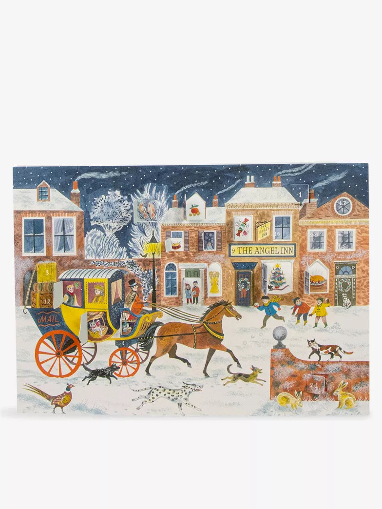 日英美直送 由英國知名插畫家Emily Sutton設計的插畫倒數日曆 Angel Inn Mini A5 Advent Calendar 聖誕倒數日曆 大人款 聖誕快樂特輯 不參與$900免運 滿$900可加$25免運到順豐站/智能櫃 Christmas Advent Calendars 2026