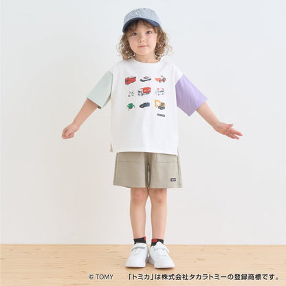 日本童裝 b・R# x Tomica 防污系列 速乾系列 防UV 印花上衣 90-130cm 男童款 夏季 TOPS