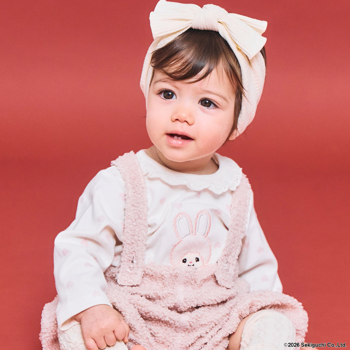 日本童裝 pe#main x Monchhichi 連衣 70-80cm 男童款/女童款 初生嬰兒 秋季 Jumpsuit