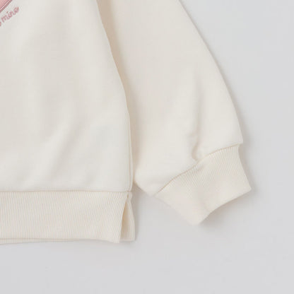 日本童裝 Ly# mine 速乾系列 士多啤梨貼花衛衣 100-150cm 女童款 冬季 TOPS