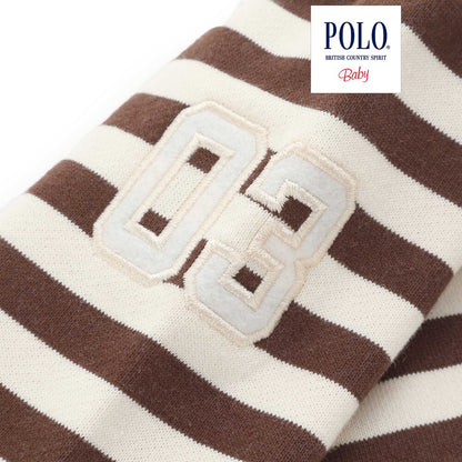 日本童裝  SLAP SLIP x POLO BCS 連衣 60-80cm 男童款 初生嬰兒 秋季 Jumpsuit