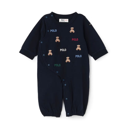 日本童裝 pe#main x【POLO BCS】2Way 連衣 50-70cm 男童款/女童款 初生嬰兒 秋季 Jumpsuit