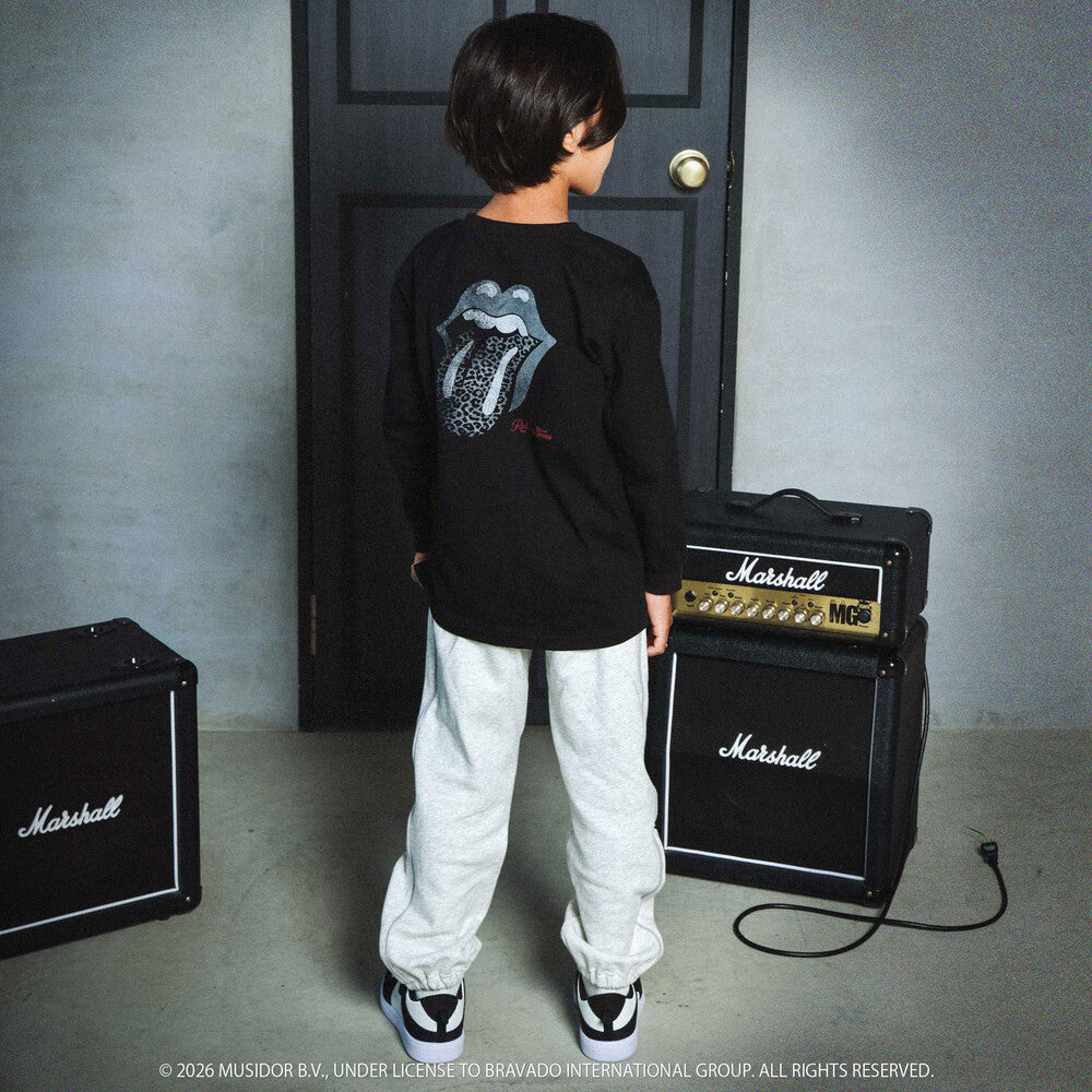 日本童裝 NEXCHIC x The Rolling Stones 運動長褲 110-150cm 男童款/女童款 秋季 PANTS 其他品牌童裝