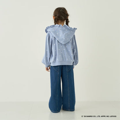 日本童裝 Ly# mine x Sanrio 花邊口袋衛衣外套 90-140cm 女童款 秋季 OUTERWEAR