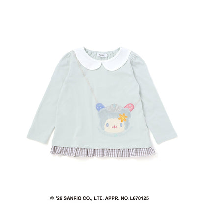 日本童裝 Slap Slip x Sanrio 翻領荷葉邊上衣 80-130cm 女童款 秋季 TOPS 其他品牌童裝