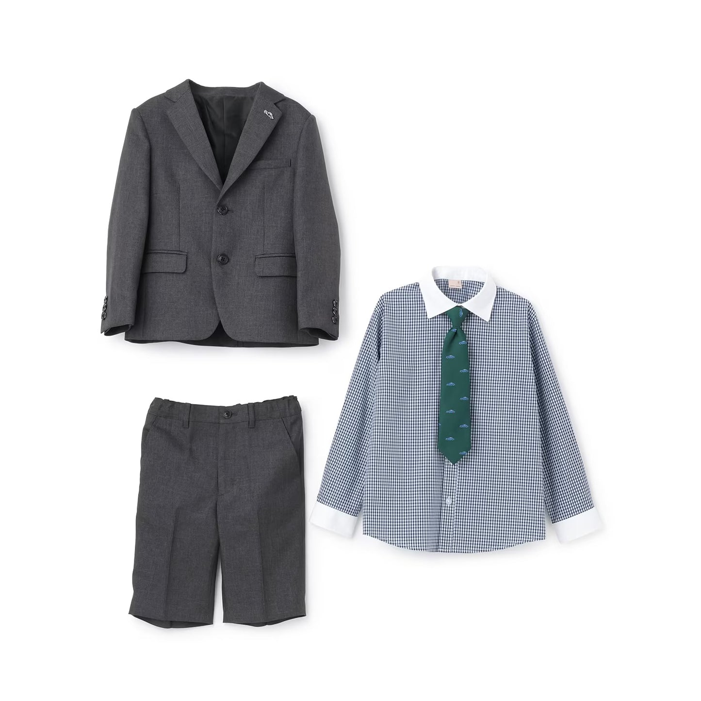 日本童裝 pe#main 禮服三件套裝 110-130cm 男童款 冬季 OUTERWEAR TOPS PANTS 面試/宴會/表演