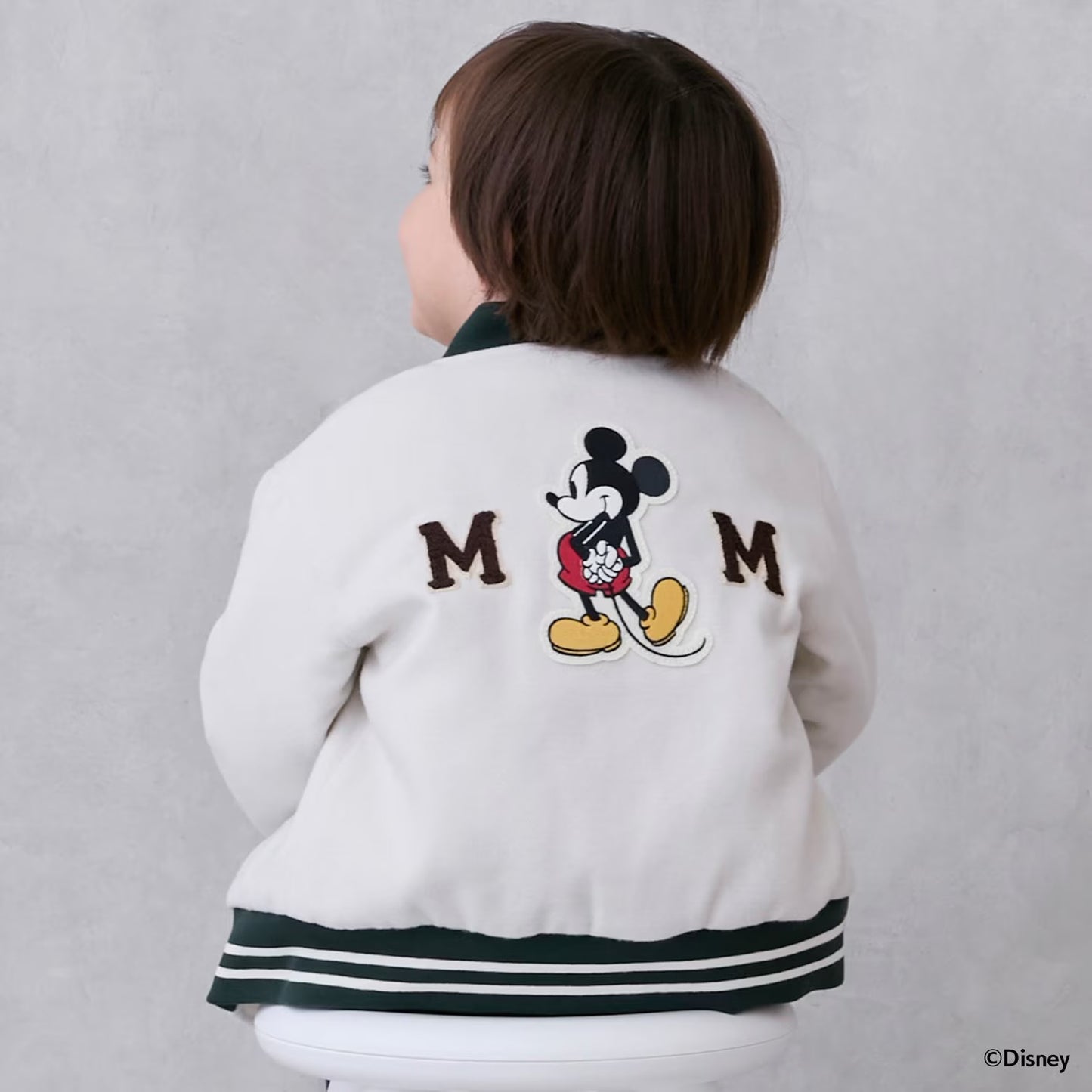 日本童裝 pe#main x Disney 棒球夾棉外套 80-130cm 男童款 秋季 (適合初秋、香港平均溫度）OUTERWEAR 