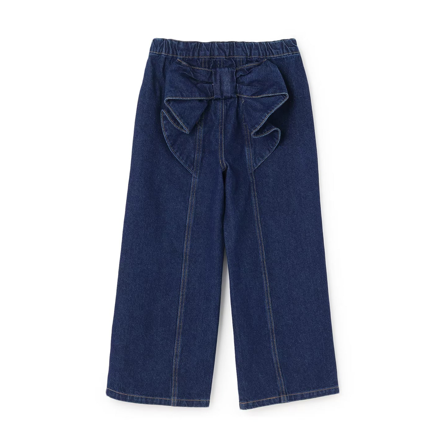 日本童裝 Ly# mine 後繫帶蝴蝶結牛仔褲 100-140cm 女童款 秋季 PANTS