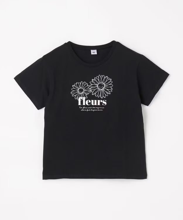 日本童裝 aF#a325 印花短袖上衣 90-160cm 女童款 夏季 TOPS